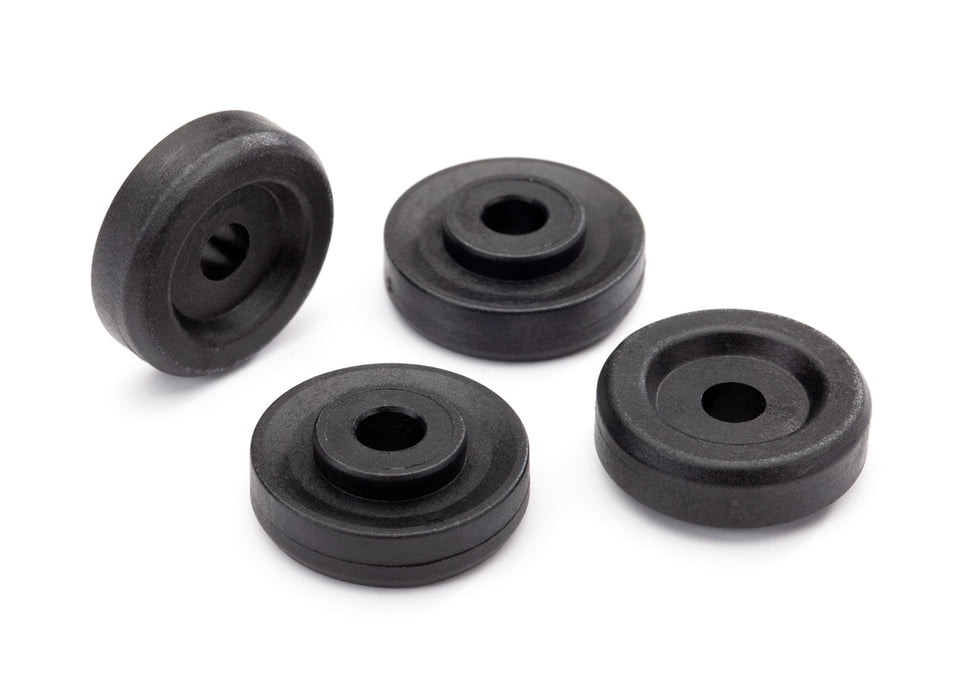 8957 Traxxas WHEEL WASHERS, BLACK (4)