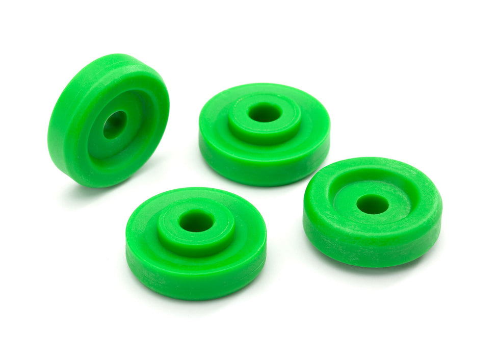 8957G Traxxas WHEEL WASHERS, GREEN (4)