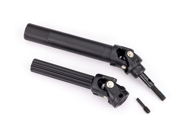 8996T Traxxas Driveshaft assembly, front or rear, Maxx® Duty (1) (left or right) (fully assembled, ready to install)/ screw pin (1) (for use with #8995 WideMaxx™ suspension kit)