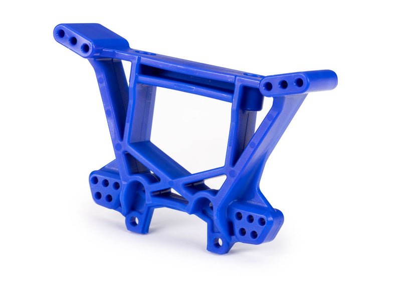 9039X Traxxas Shock tower, rear, extreme heavy duty, blue (for use with #9080 upgrade kit)