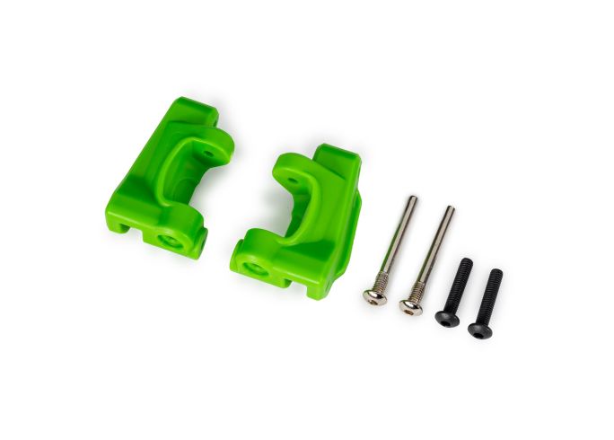 9136-GRN Traxxas CASTER BLOCKS HD 2WD, Green