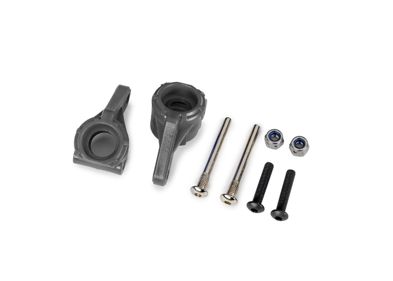 9137-GRAY Traxxas Steering Blocks Heavy Duty HD, Gray, 2WD