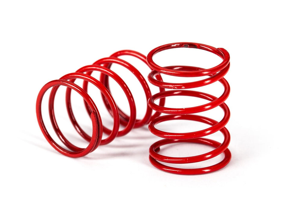 8362 Traxxas Spring, shock (red) (3.7 rate) (2)