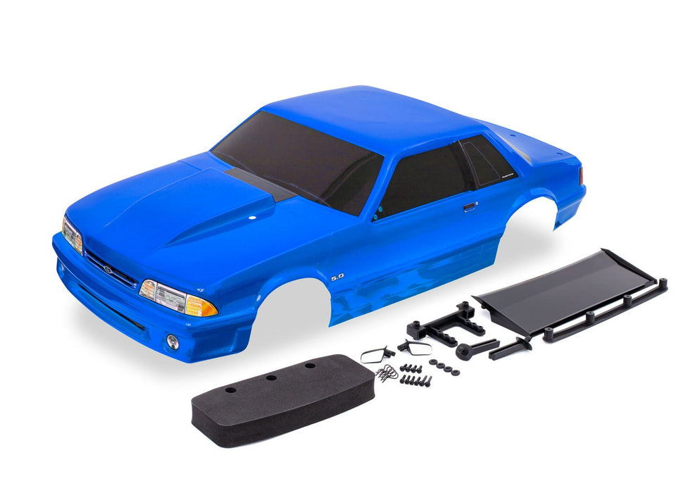 9421X Traxxas Body Ford Mustang Fox Body (Blue)
