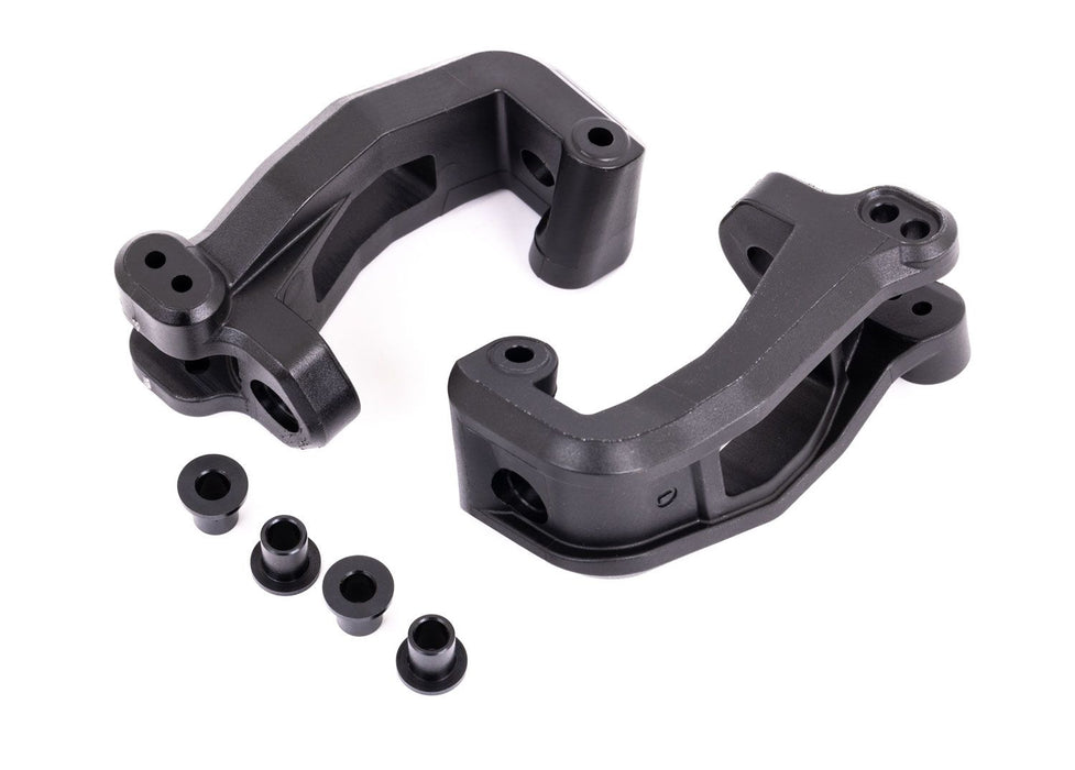 9532 Traxxas Caster blocks (c-hub), left & right/ kingpin bushings (4)