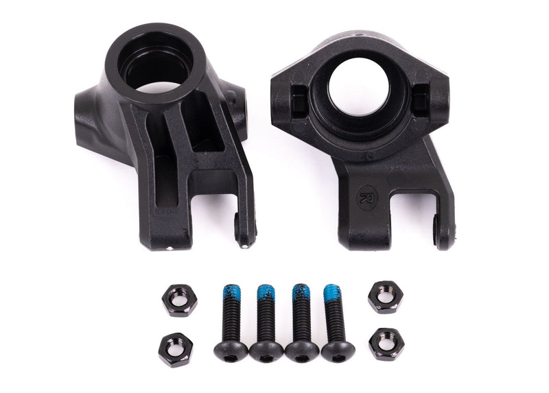 9537 Traxxas Steering blocks, left & right/ 4x16mm BCS (4)/ M4x0.7 NL (4)