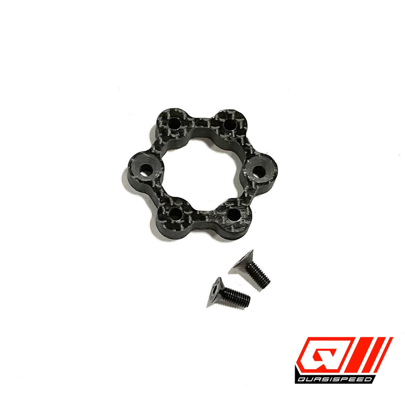 QS-6848 GFRP Quasi Speed 5mm Carbon Fiber Motor Spacer
