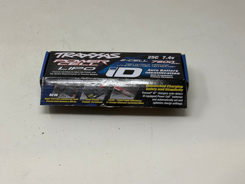 Used 2869X Traxxas 7600 mAh 7.4 Volt 2-Cell LiPo Battery