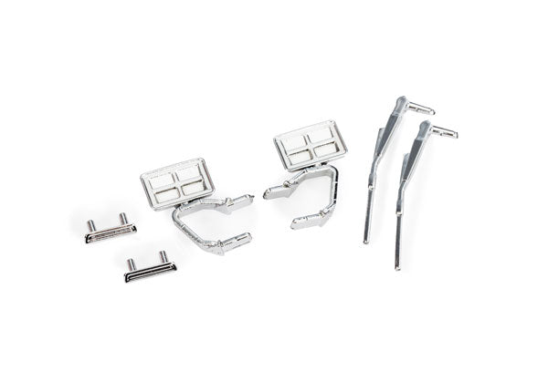 9816 Traxxas Door handles (left & right)/ mirrors, side (left & right)/ windshield wipers (fits #9812 body)