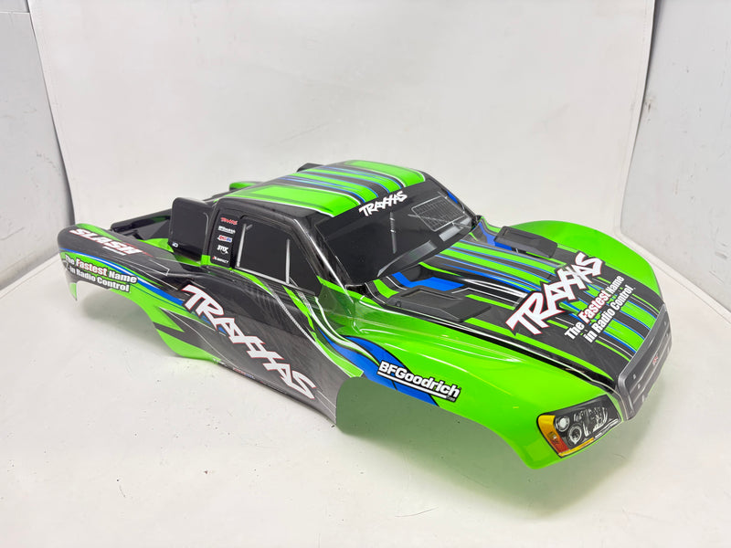 Used Traxxas Slash Short Course Truck Body Clipless BL-2 Green
