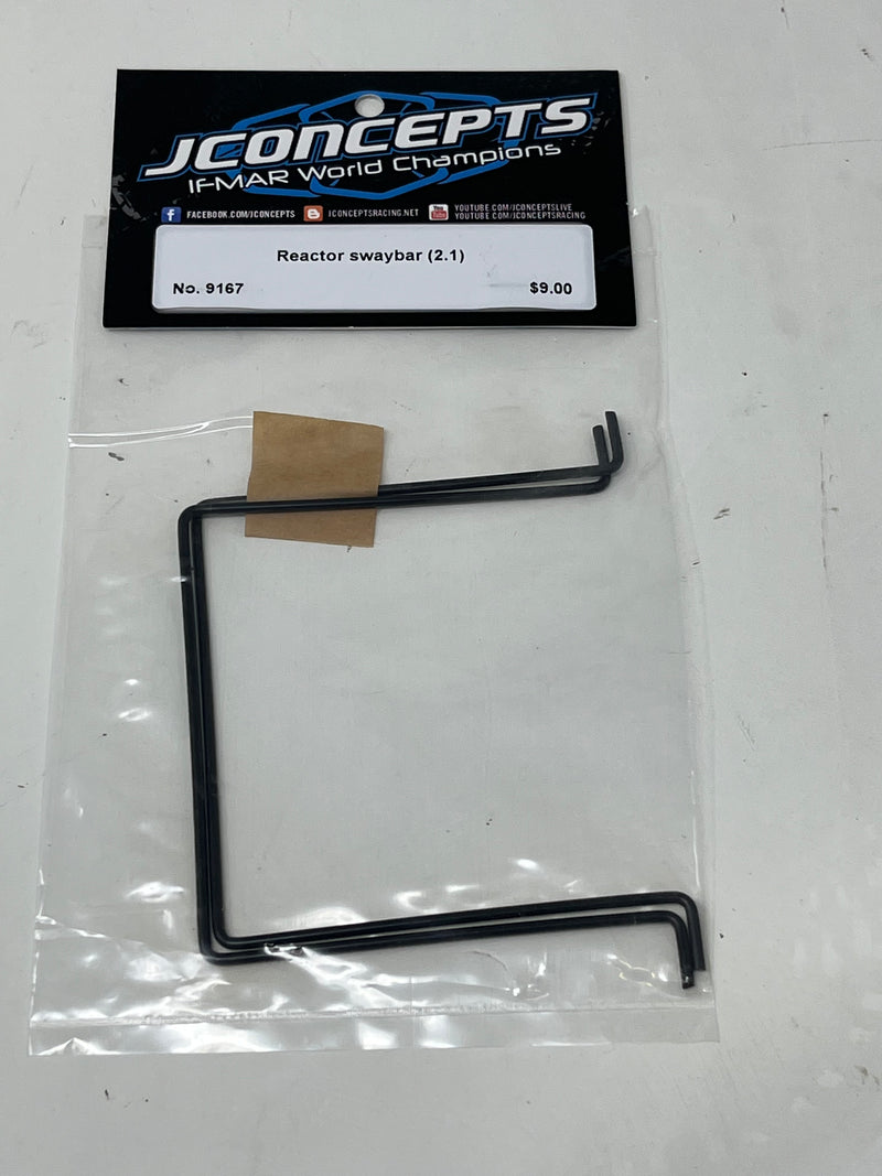 9167 JConcepts REACTOR Sway Bar (2.1), 2pc - JCO