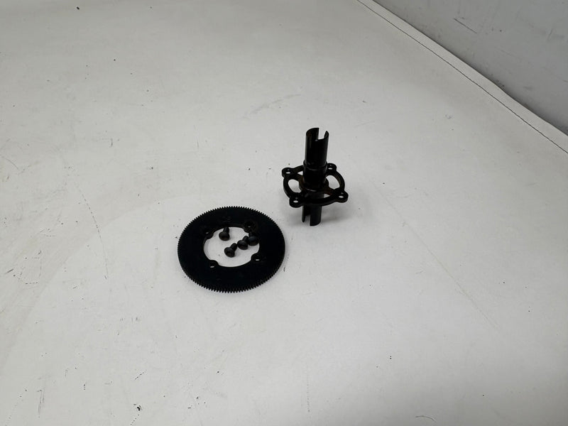 Used 4166 Custom Works CENTER SPOOL for V2 DIRECT DRIVE with Spur Gear (128T)