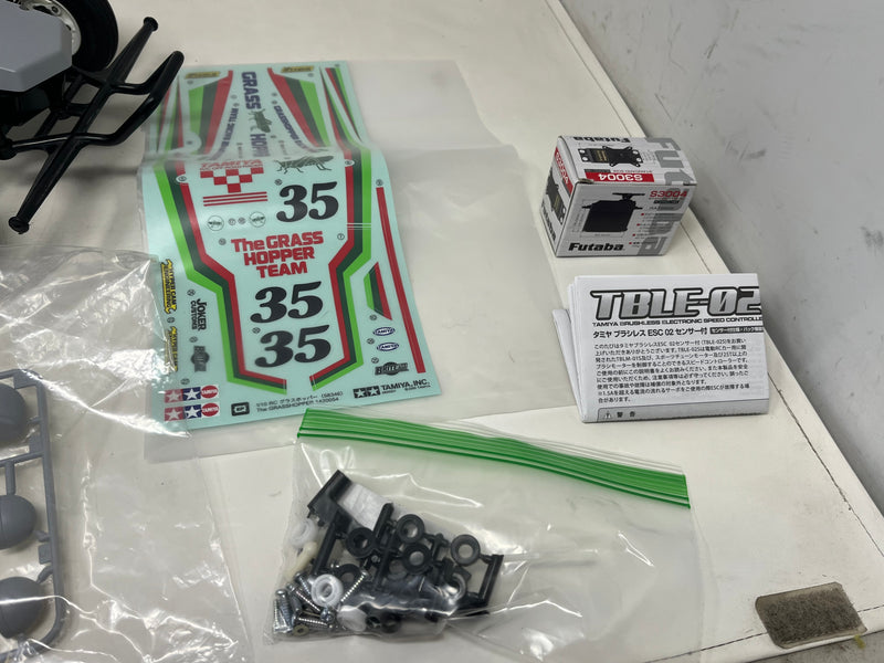 Tamiya Grasshopper 1/10 Off-Road 2WD Buggy Kit, New built not finished