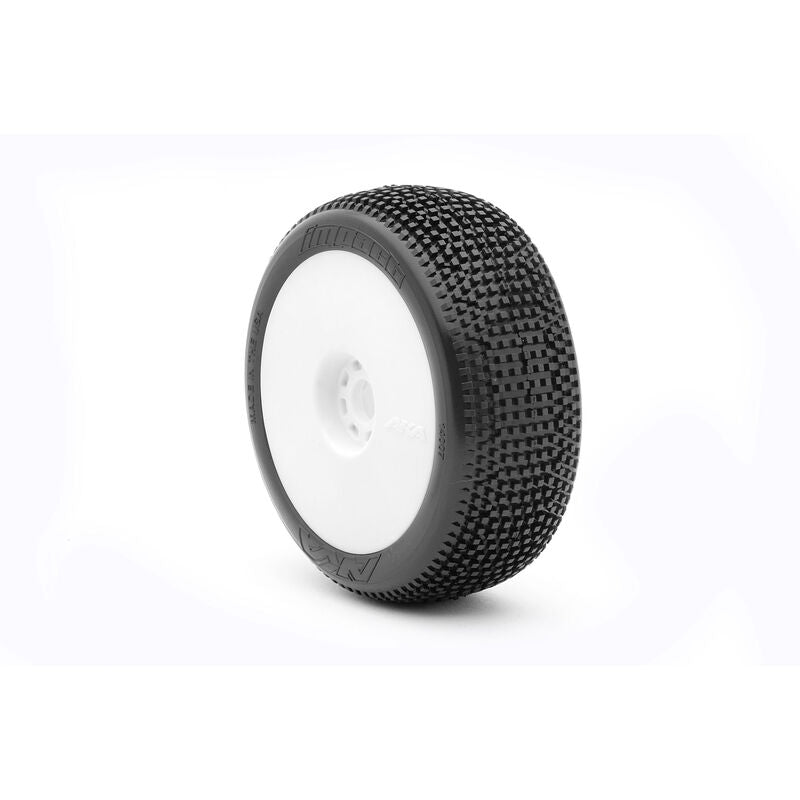 AKA14007XRW AKA 1:8 Buggy IMPACT (Soft Long Wear) EVO Mounted White