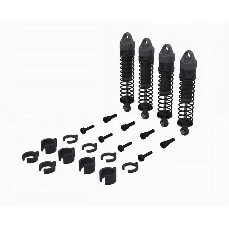 ARA-2591 ARRMA Shock Set, 71mm Length, 500cSt Oil (4): GROM
