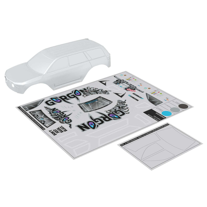 ARA-2612 Arrma GORGON Grom 1/16 Pre-Cut Body (Clear)