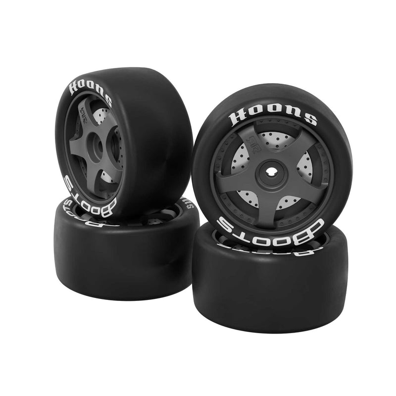 ARA-3597 ARRMA dBoots Hoons 28/055 1.65 (White) 5-Spoke 12mm Hex (4)