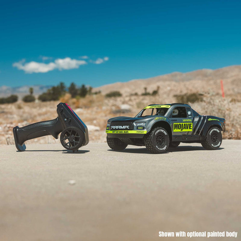 ARA2104KT1 Arrma Mojave Grom MEGA 4WD 380 Brushed 1/16 RTA Electric Desert Truck Kit (Black/Clear) w/SLT2 2.4GHz Radio, Battery & Charger