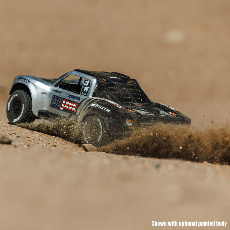 ARA2104KT1 Arrma Mojave Grom MEGA 4WD 380 Brushed 1/16 RTA Electric Desert Truck Kit (Black/Clear) w/SLT2 2.4GHz Radio, Battery & Charger