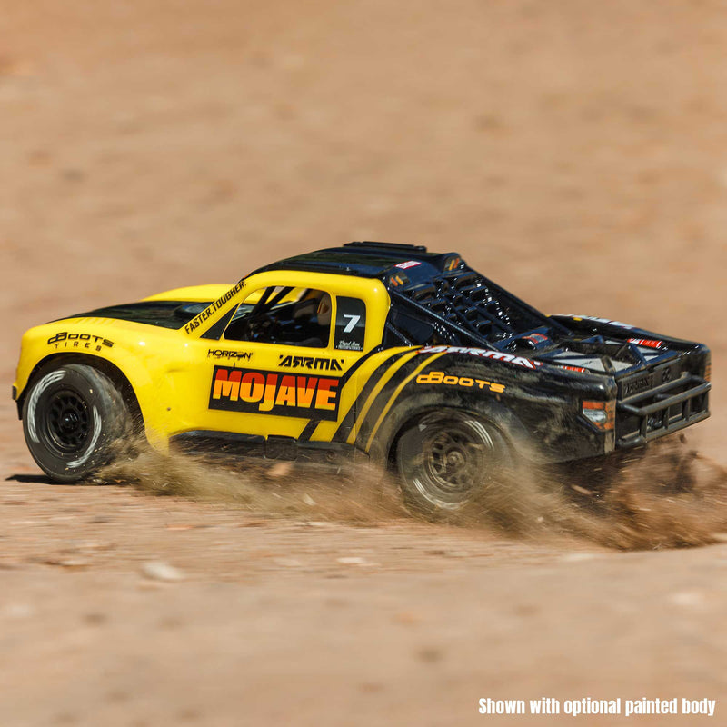 ARA2104KT1 Arrma Mojave Grom MEGA 4WD 380 Brushed 1/16 RTA Electric Desert Truck Kit (Black/Clear) w/SLT2 2.4GHz Radio, Battery & Charger