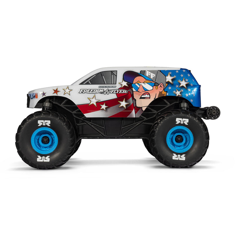 ARA2130FF "PREORDER" Arrma 1/16 FREEDOM FLYER GROM 4X4 RTR Brushed Monster Truck (Battery & Charger Included), White