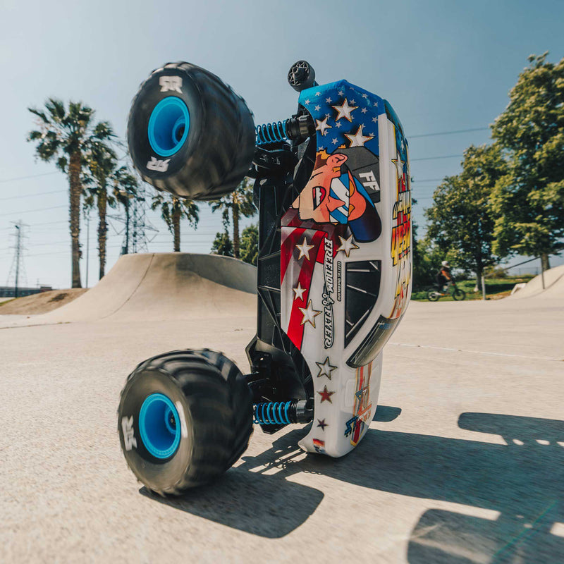 ARA2130FF "PREORDER" Arrma 1/16 FREEDOM FLYER GROM 4X4 RTR Brushed Monster Truck (Battery & Charger Included), White