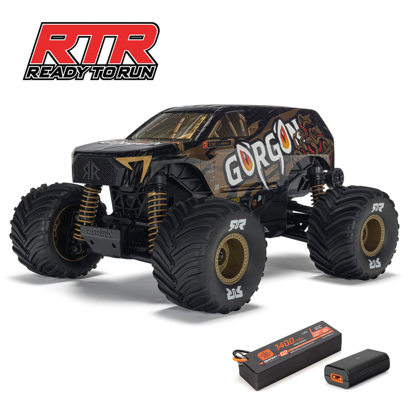 ARA2130T - Arrma 1/16 GORGON GROM 4X4 RTR Brushed Monster Truck (Battery & Charger Included)