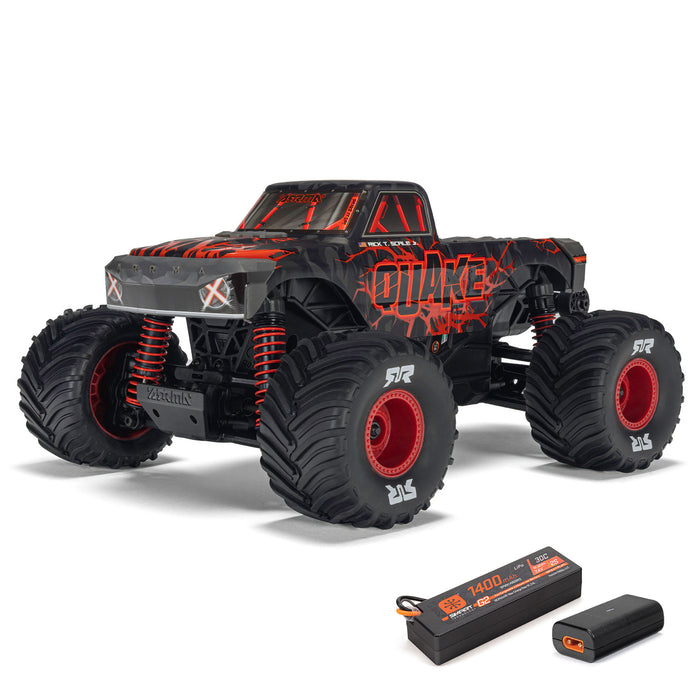 ARA2137T - Arrma 1/16 QUAKE GROM 4X4 RTR Brushed Monster Truck (Battery & Charger Included)