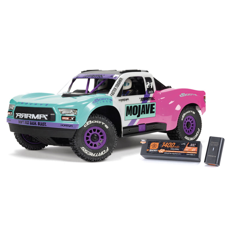 ARA2304ST Arrma 1/16 MOJAVE GROM 223S DSC 4X4 RTR Brushless Desert Truck, (Battery & Charger Included)