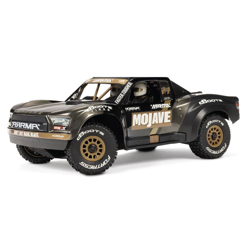 ARA2304T1 ARRMA 1/16 MOJAVE GROM 223S DSC 4X4 RTR Brushless Desert Truck, Black