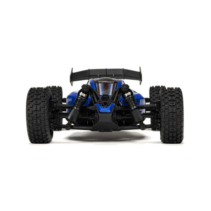 ARA2306ST ARRMA 1/14 TYPHON GROM 223S DSC 4X4 RTR Brushless Buggy, Blue (Battery & Charger Included)