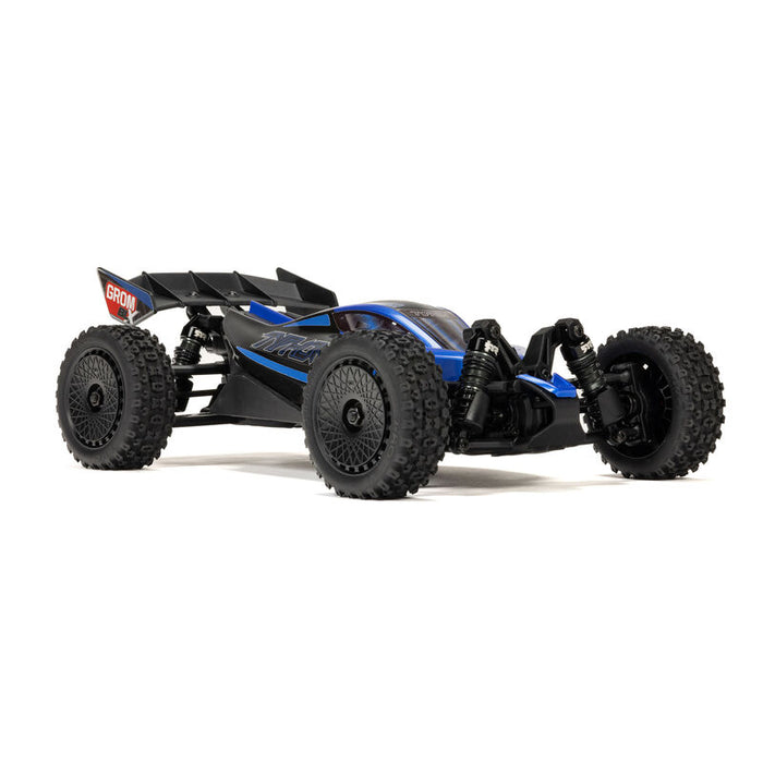 ARA2306ST ARRMA 1/14 TYPHON GROM 223S DSC 4X4 RTR Brushless Buggy, Blue (Battery & Charger Included)