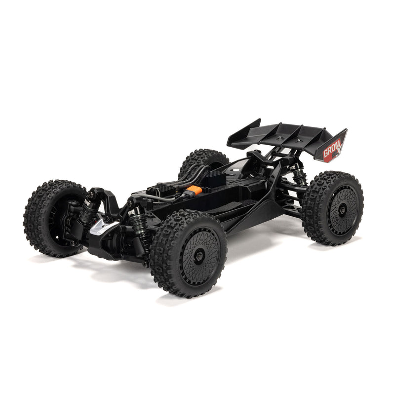 ARA2306T1 ARRMA 1/14 TYPHON GROM 223S DSC 4X4 RTR Brushless Buggy, Silver