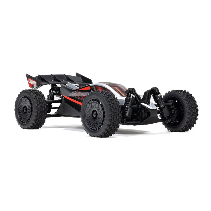 ARA2306T1 ARRMA 1/14 TYPHON GROM 223S DSC 4X4 RTR Brushless Buggy, Silver