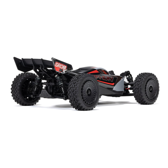 ARA2306T1 ARRMA 1/14 TYPHON GROM 223S DSC 4X4 RTR Brushless Buggy, Silver