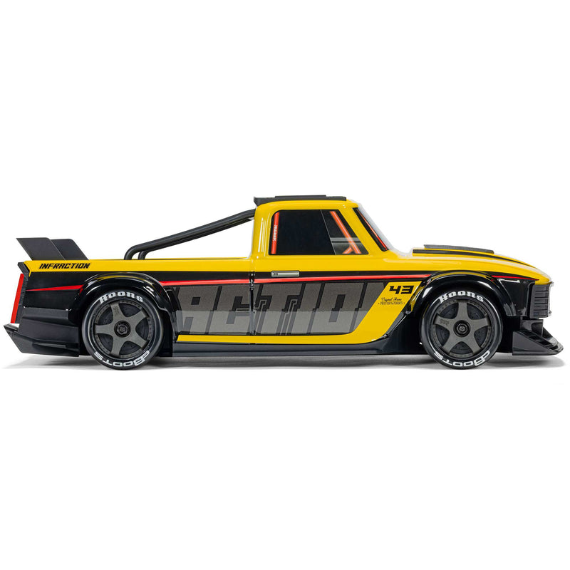 ARA2315ST ****PRE-ORDER****Arrma Infraction Grom 3S BLX 1/12 4WD RTR Brushless Street Bash Truck w/2.4GHz Radio, DSC, Battery & Charger