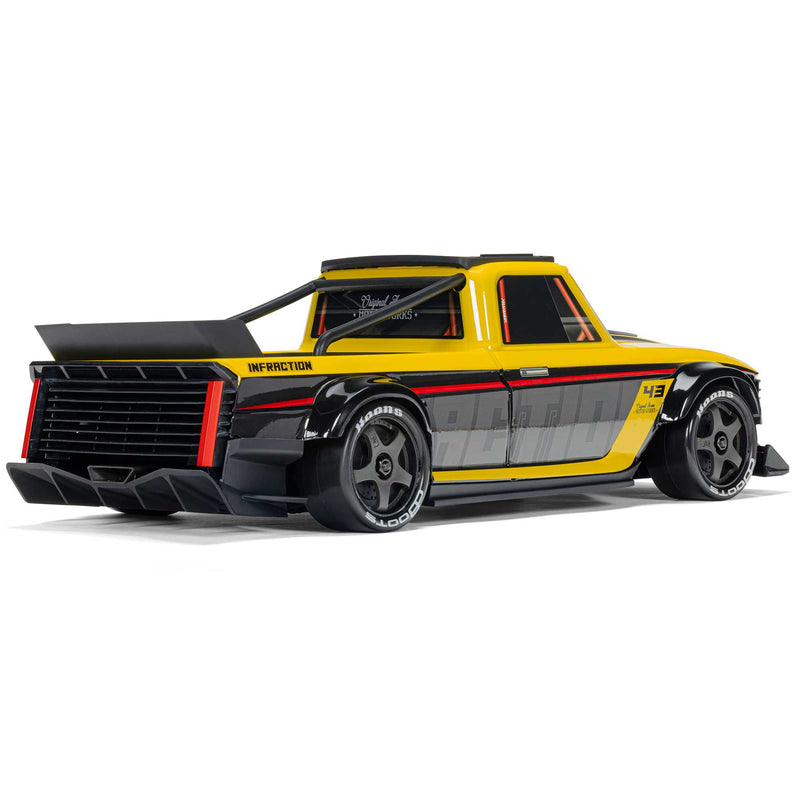 ARA2315ST ****PRE-ORDER****Arrma Infraction Grom 3S BLX 1/12 4WD RTR Brushless Street Bash Truck w/2.4GHz Radio, DSC, Battery & Charger