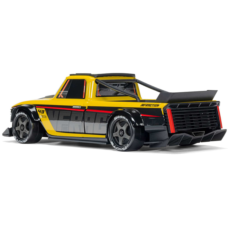 ARA2315ST ****PRE-ORDER****Arrma Infraction Grom 3S BLX 1/12 4WD RTR Brushless Street Bash Truck w/2.4GHz Radio, DSC, Battery & Charger