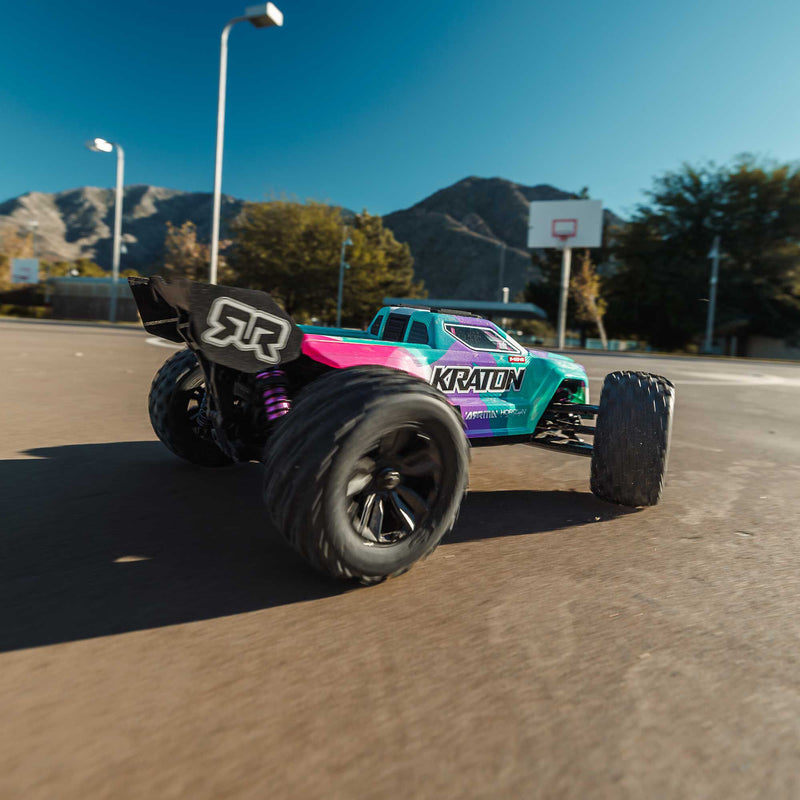 ARA2508ST ARRMA 1/16 MINI KRATON 3S DSC 4X4 RTR Brushless Speed Truck (3S Battery & Charger Included)