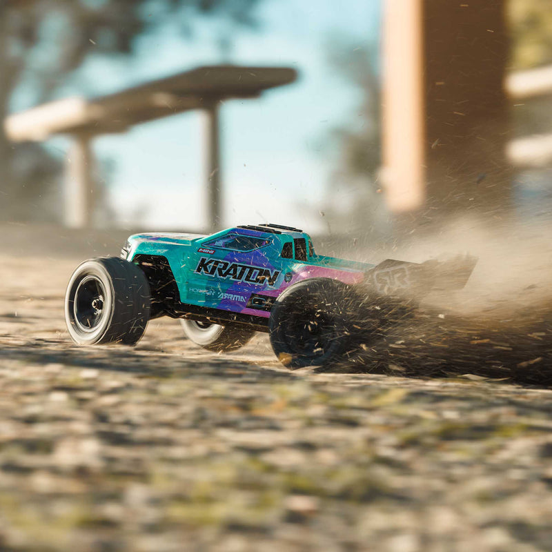 ARA2508ST ARRMA 1/16 MINI KRATON 3S DSC 4X4 RTR Brushless Speed Truck (3S Battery & Charger Included)