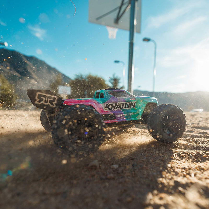 ARA2508ST ARRMA 1/16 MINI KRATON 3S DSC 4X4 RTR Brushless Speed Truck (3S Battery & Charger Included)
