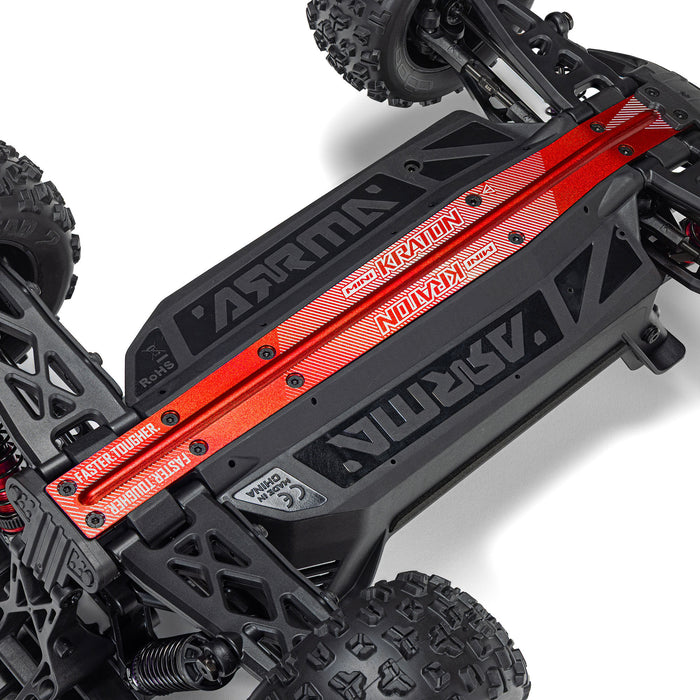 ARA2508T1 ARRMA 1/16 MINI KRATON 3S DSC 4X4 RTR Brushless Speed Truck , Black/Red