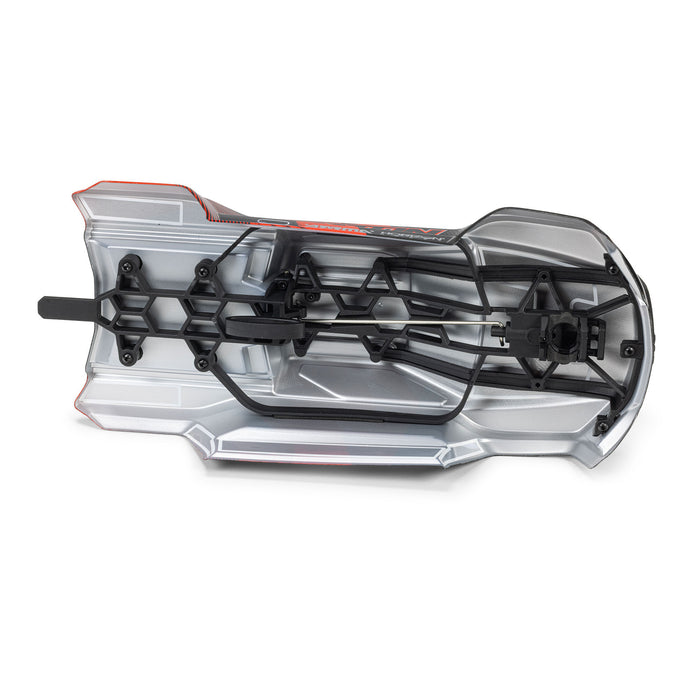 ARA2508T1 ARRMA 1/16 MINI KRATON 3S DSC 4X4 RTR Brushless Speed Truck , Black/Red