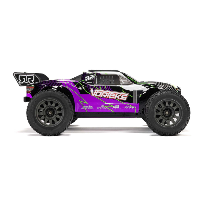 ARA3205ST ARRMA 1/10 VORTEKS 2WD RTR Brushed Stadium Truck (Battery & Charger Included), Available in Purple and Orange