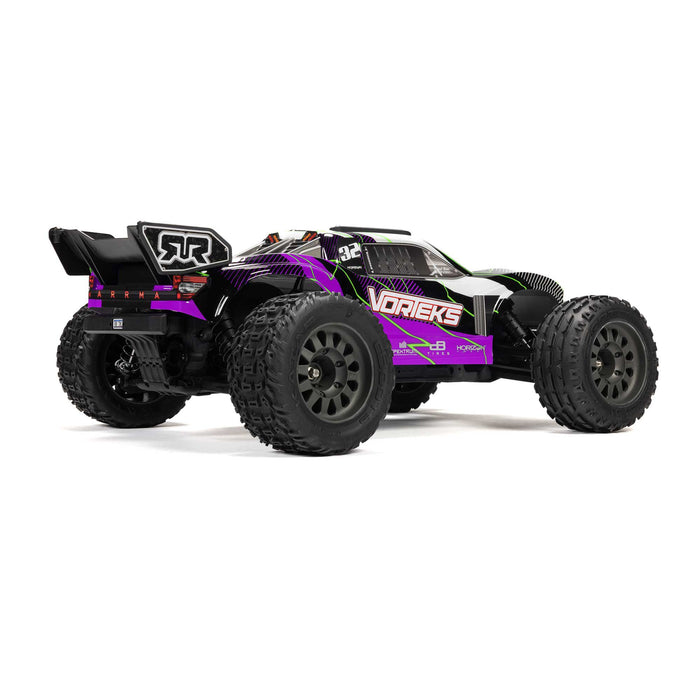 ARA3205ST ARRMA 1/10 VORTEKS 2WD RTR Brushed Stadium Truck (Battery & Charger Included), Available in Purple and Orange