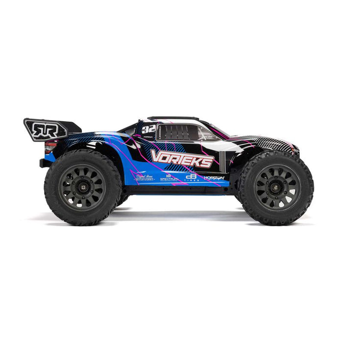 ARA3205T1 ARRMA 1/10 VORTEKS MEGA 550 2WD Stadium Truck RTR, Blue