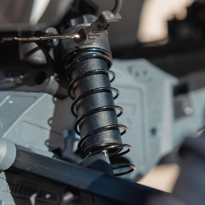 ARA3230SKT1 Arrma 1/10 GORGON 2WD RTA Kit Brushed Monster Truck (Battery & Charger Included), Gun Metal