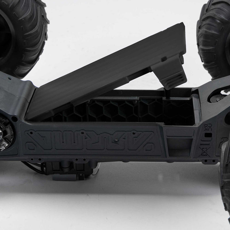 ARA3230SKT2 Arrma 1/10 GORGON 2WD RTA Kit Brushed Monster Truck (Battery & Charger Included), Clear