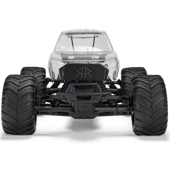 ARA3230SKT2 Arrma 1/10 GORGON 2WD RTA Kit Brushed Monster Truck (Battery & Charger Included), Clear