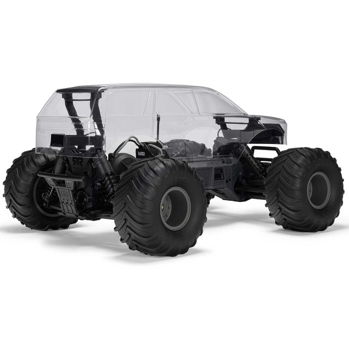 ARA3230SKT2 Arrma 1/10 GORGON 2WD RTA Kit Brushed Monster Truck (Battery & Charger Included), Clear